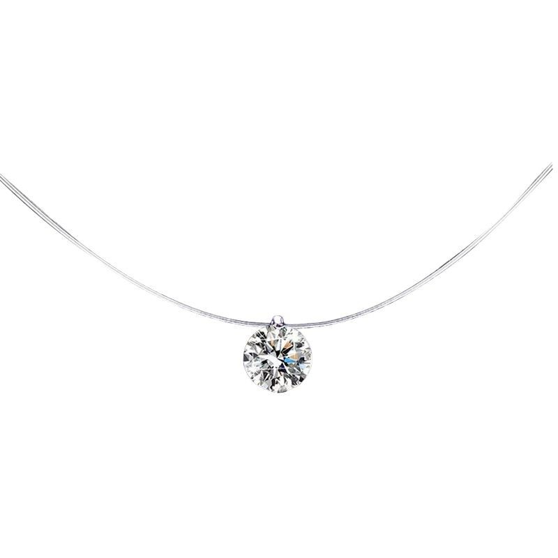 Mermaid tears S925 sterling silver necklace women's niche accessories collarbone chain pearl neck chain