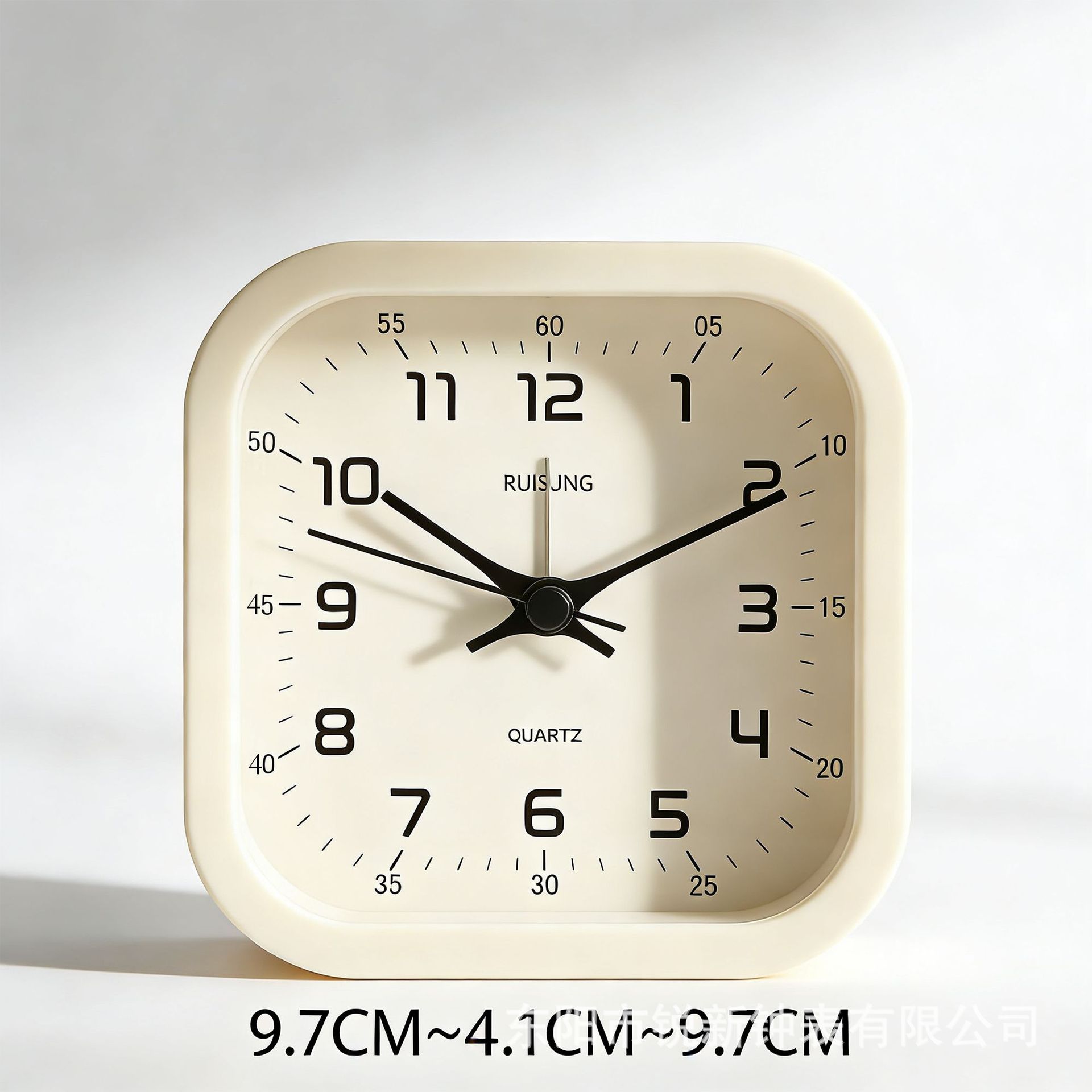 Simple bedside bell desk clock children desktop table silent clock student bedroom alarm clock