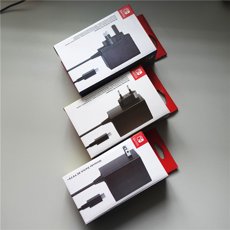 SWITCH UK Power Charger AC Adapter Original UK NS Charger Supports Dock Charging