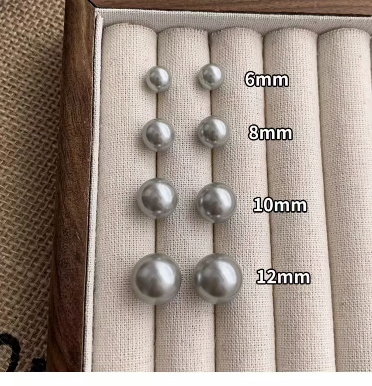 fever pearl stud earrings for women S999 925 silver earrings ear accessories