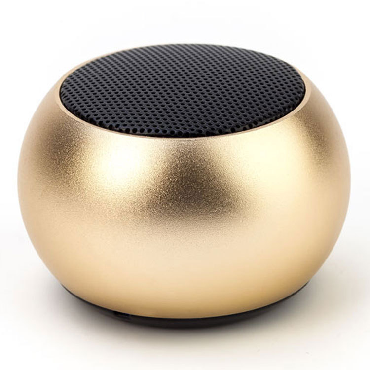New wireless Bluetooth metal shell good feel mini speaker portable pocket audio souvenir gift