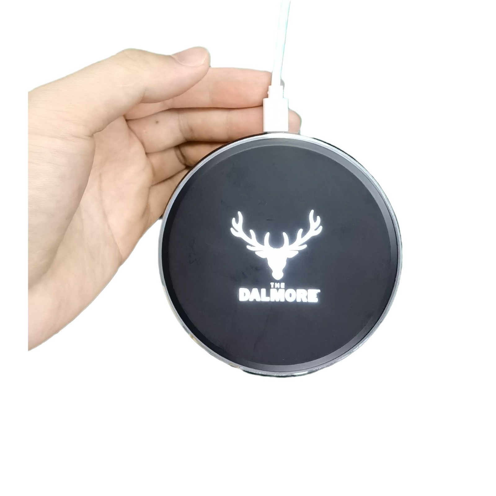 Luminous wireless charger luminous logo customization luminous logo with luminous sheet wireless charger luminous wireless charger