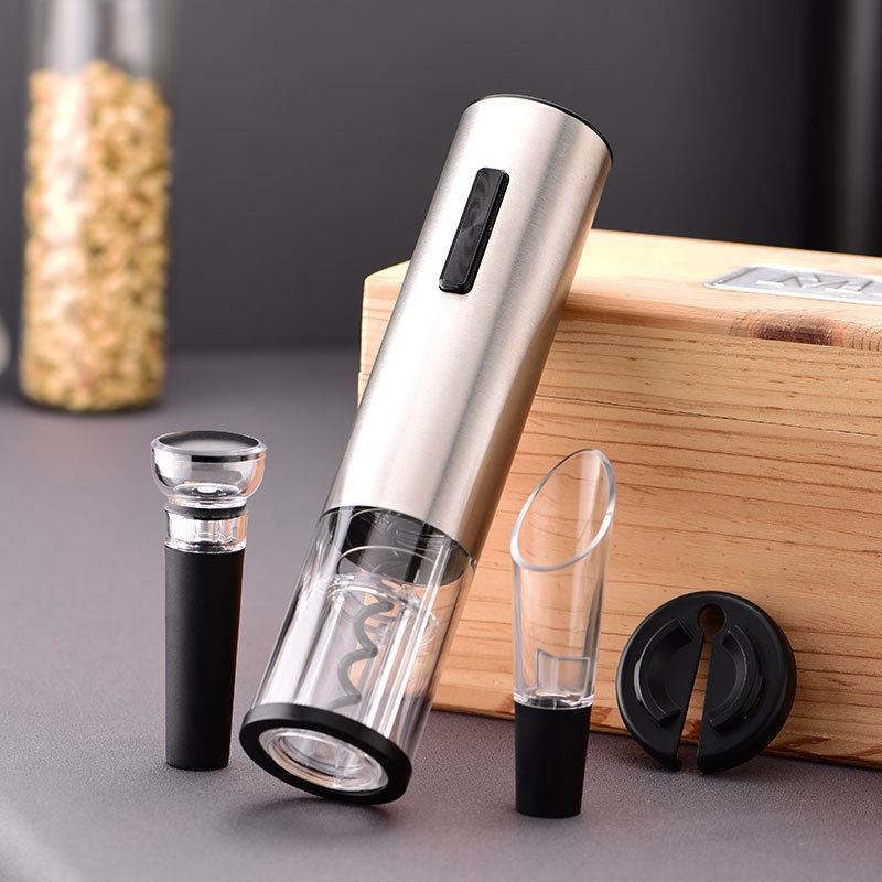 Cheer Festival Neutral Gift Box Automatic Electric Multi-functional Four-in-One Red Wine Opener Set
