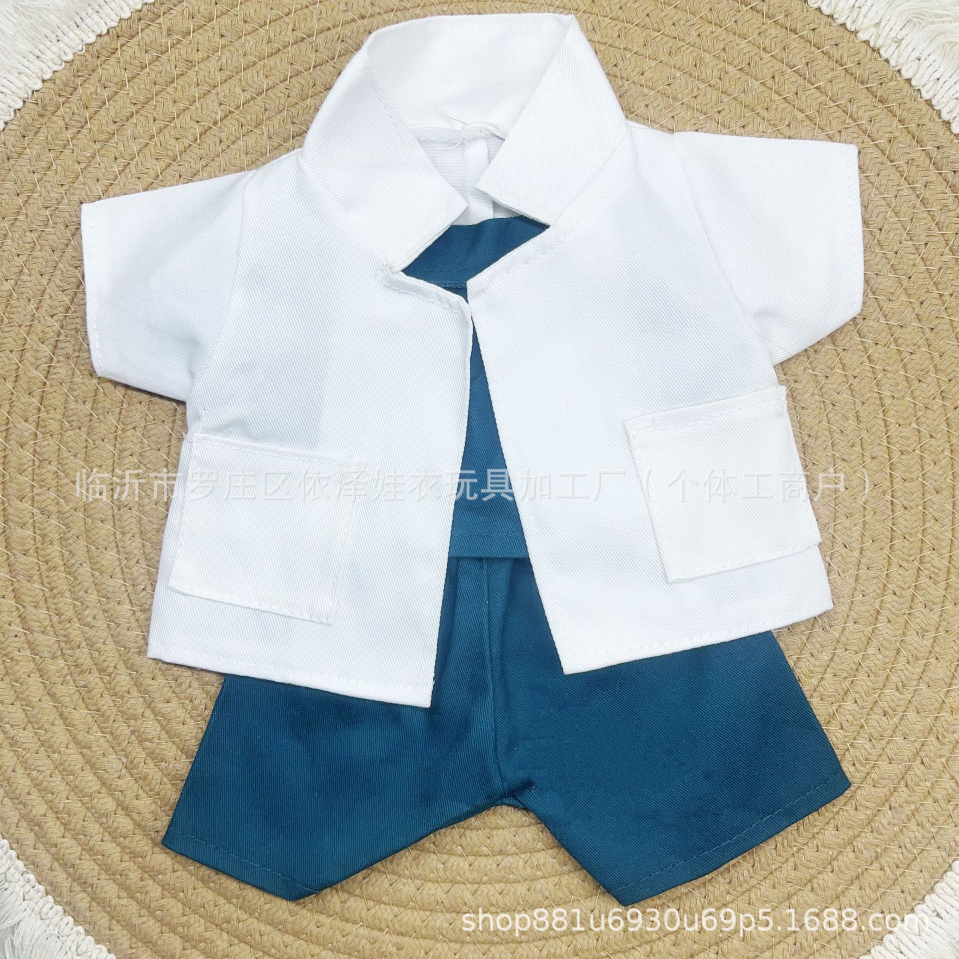 Medical Bear Doll Clothes Doctor White Coat Surgical Gown Nurse Uniform Dress Up Nurse's Day Gift Doll