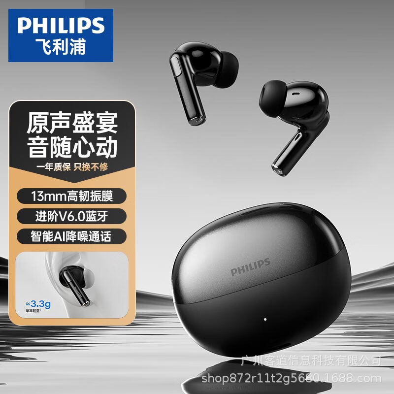 PHILIPS TAT1120 In-ear Wireless Bluetooth Earbuds Sports Gaming Call Noise Cancelling Gift