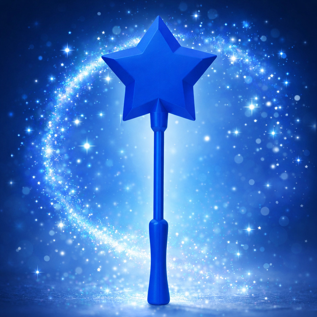 Injection Molded Starry Magic Wand NFC Payment Card Clip Credit Card Wand Non-3D Printed