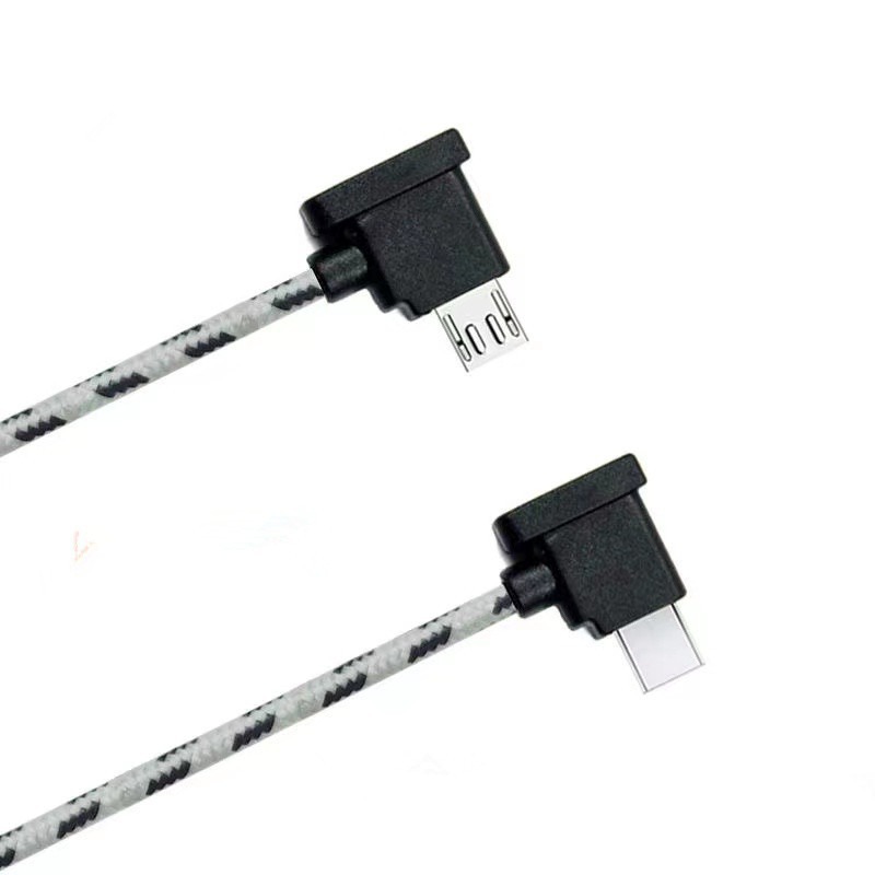 Phone connection cable for DJI drone remote controller Mavic mini/se/air/spark data cable braided cable