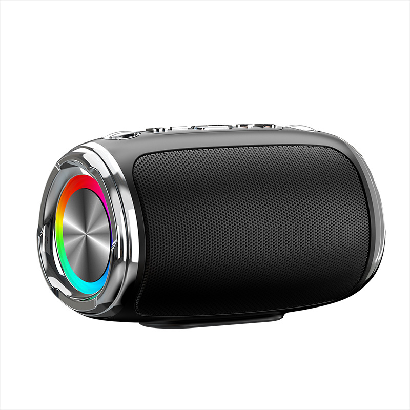 German heavy cannon wireless outdoor portable mobile phone computer car Bluetooth speaker square dance 9D surround sound speaker