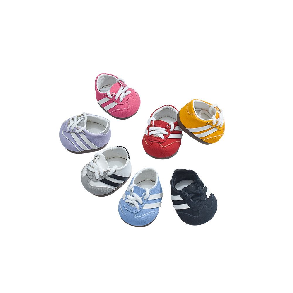 Doll Shoes 20CM Cotton Doll German Training Shoes Chubby Body Standable Times Youth Group Star Doll Clothes Change