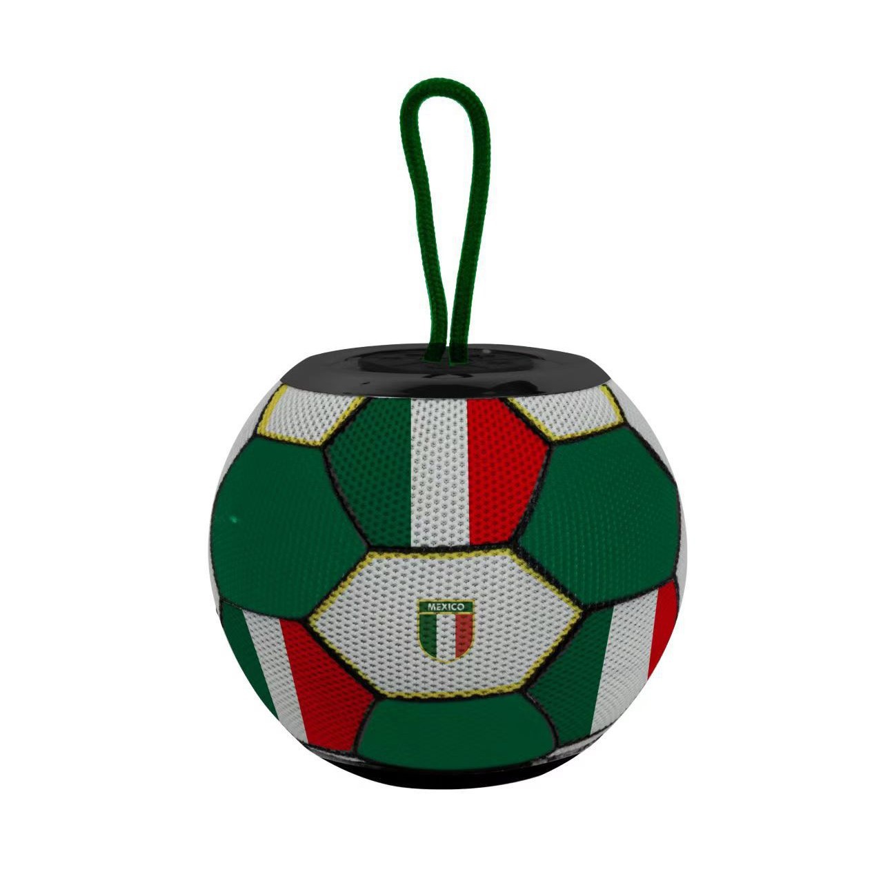 World Cup Fabric Round Gift Portable Desktop RGB Lighting Outdoor Subwoofer Bluetooth Speaker