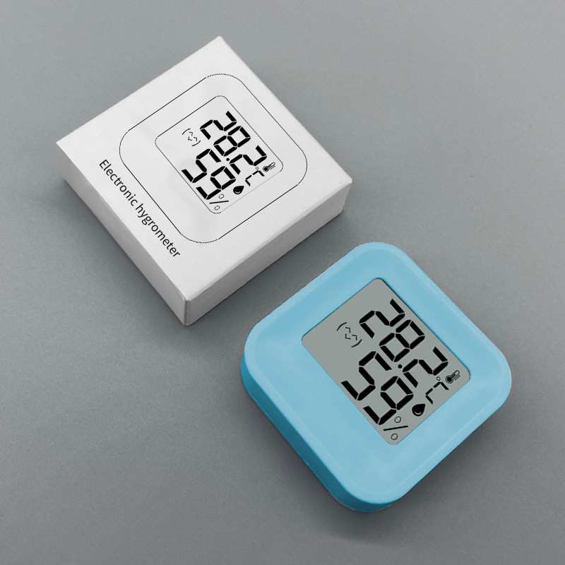 New Electronic Thermometer Hygrometer Indoor Home Wall Mounted Mini Dry Wet Thermometer