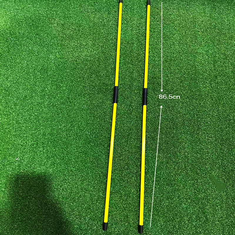Golf direction indicator rod folding practice rod 3-fold 2-fold putter indicator rod