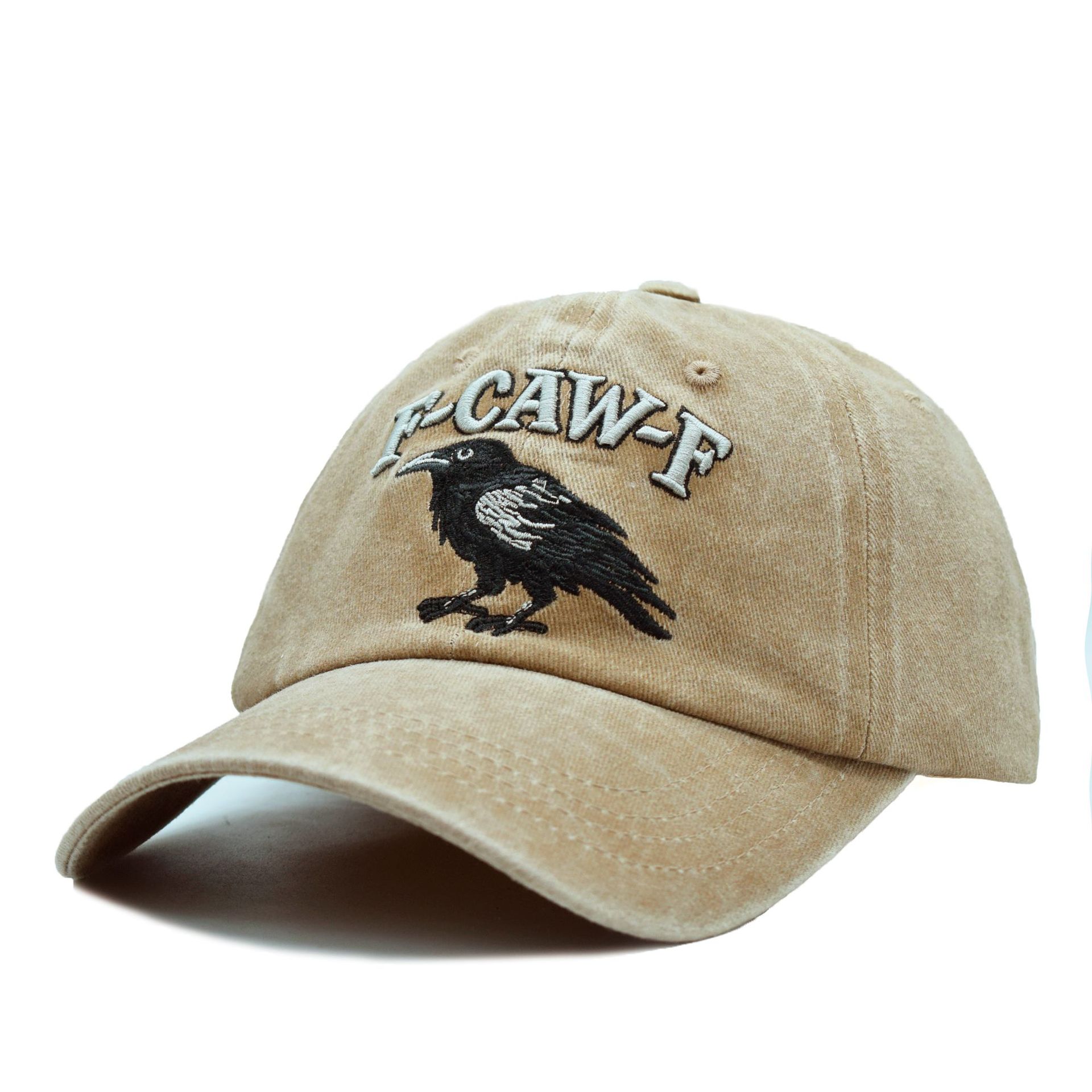 New F-CAW-F Crow Hat Baseball Cap F-CAW-F CrowHat Embroidered Hat Independent Station