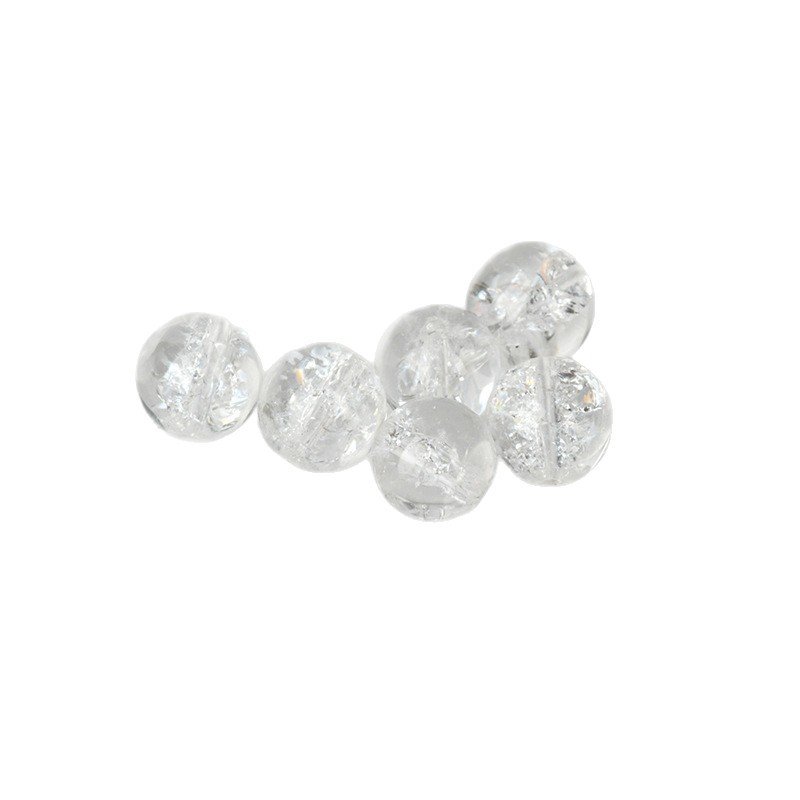 Natural White Crystal White Aze Himalayan Loose Beads DIY Handmade Beaded Bracelet Materials Accessories