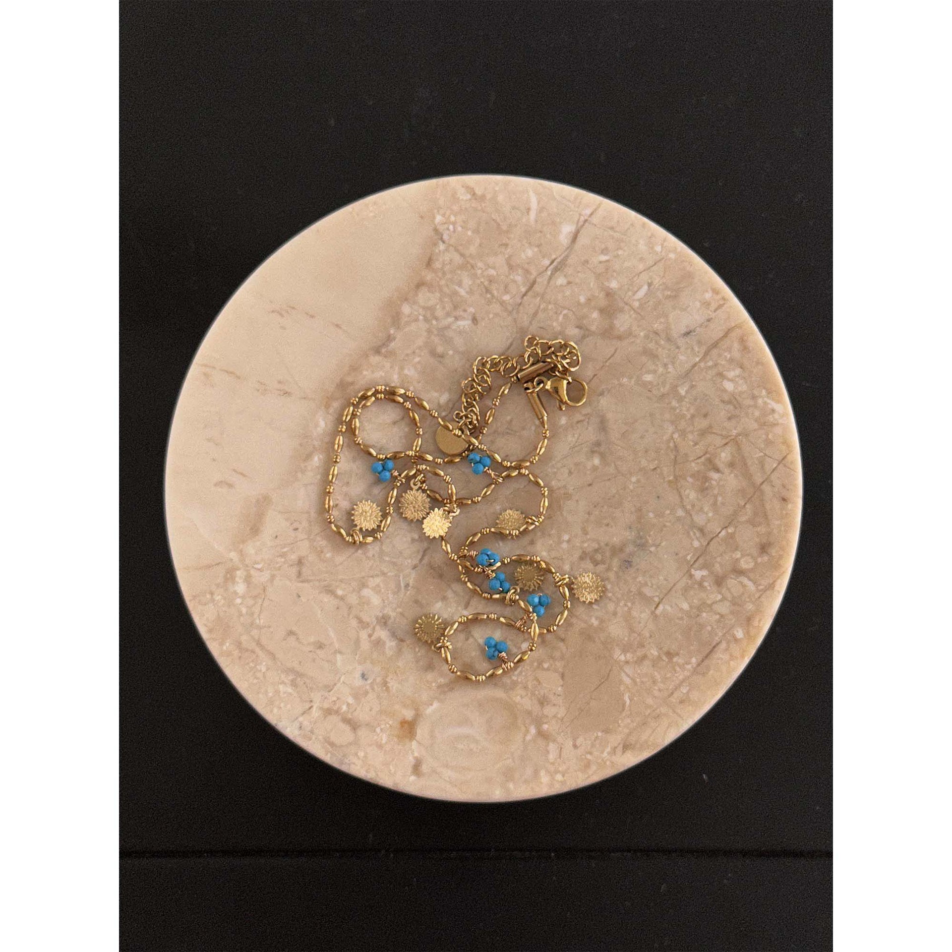 301 Early Autumn Hand String South France Romantic Style Necklace Simply Too Beautiful Series Atmosphere Women O12-10