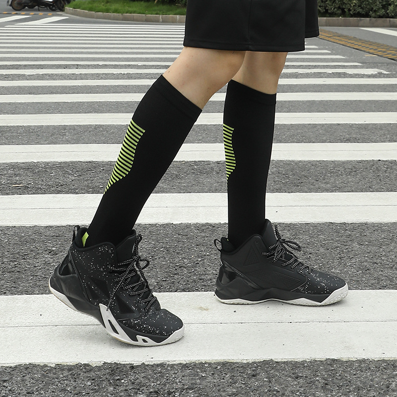 Socks, men's and women's anti-odor sweat-absorbing football socks, adult shock-absorbing basketball sports socks