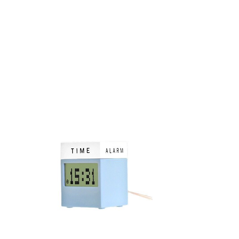 Custom Rotating Timer Electronic Display Digital Alarm Clock Simple Calendar Display Reminder Desk Clock