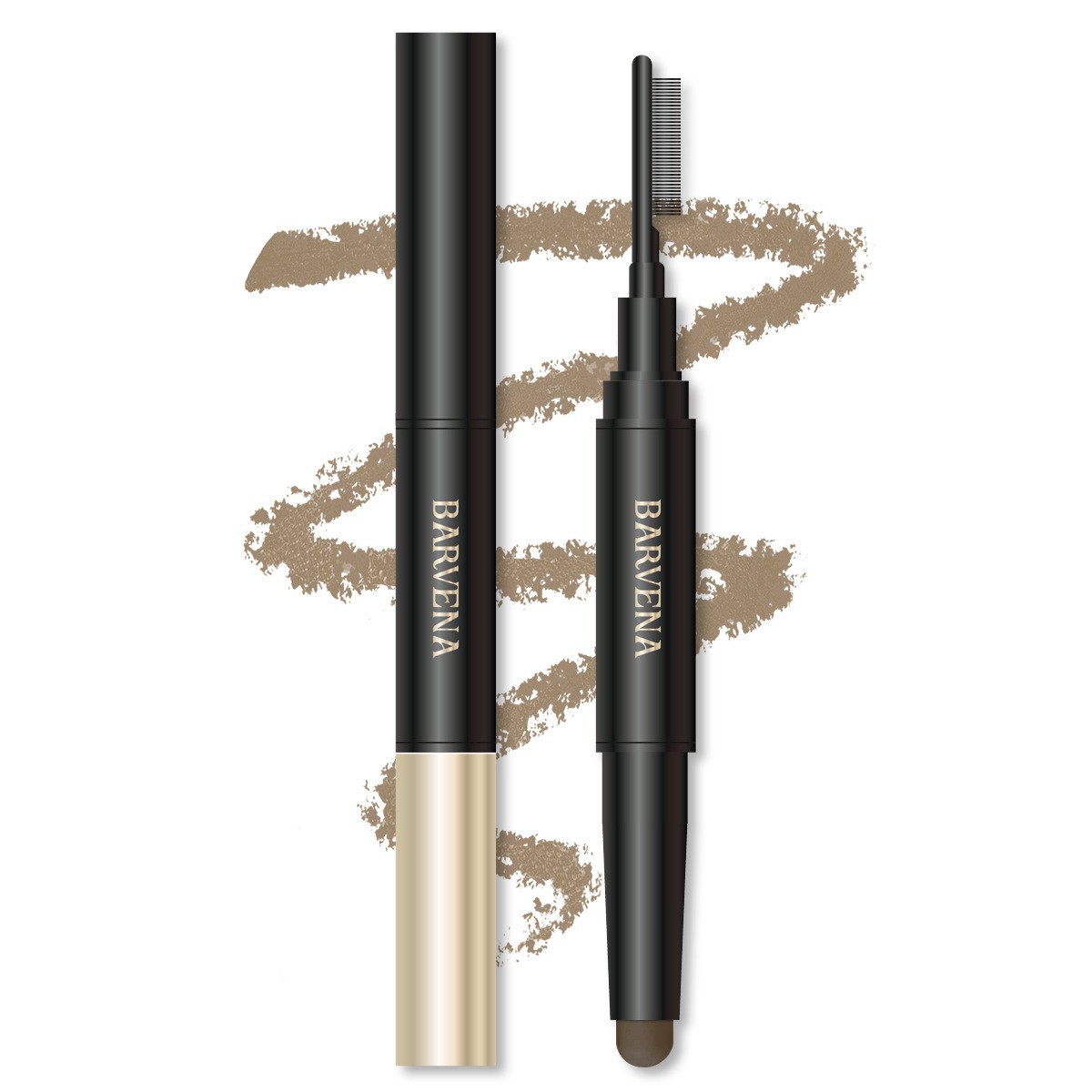 BARVENA Eyebrow Pencil Lift Stick Waterproof Sweatproof 3D Outline Wild Eyebrow Not Easy to Smudge