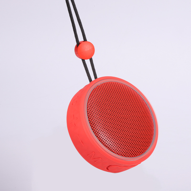 New magnetic speaker bathroom portable lanyard suction cup waterproof mini Bluetooth small speaker outdoor