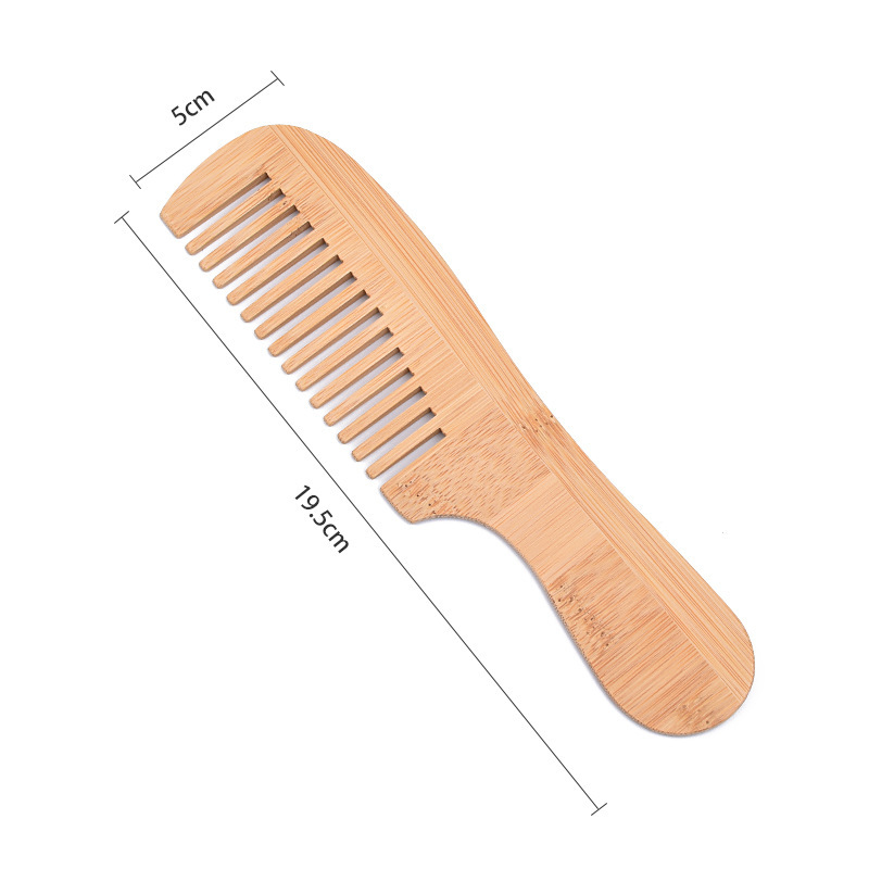 Bamboo hotel comb, disposable comb, portable bamboo comb, household hotel guesthouse female small comb