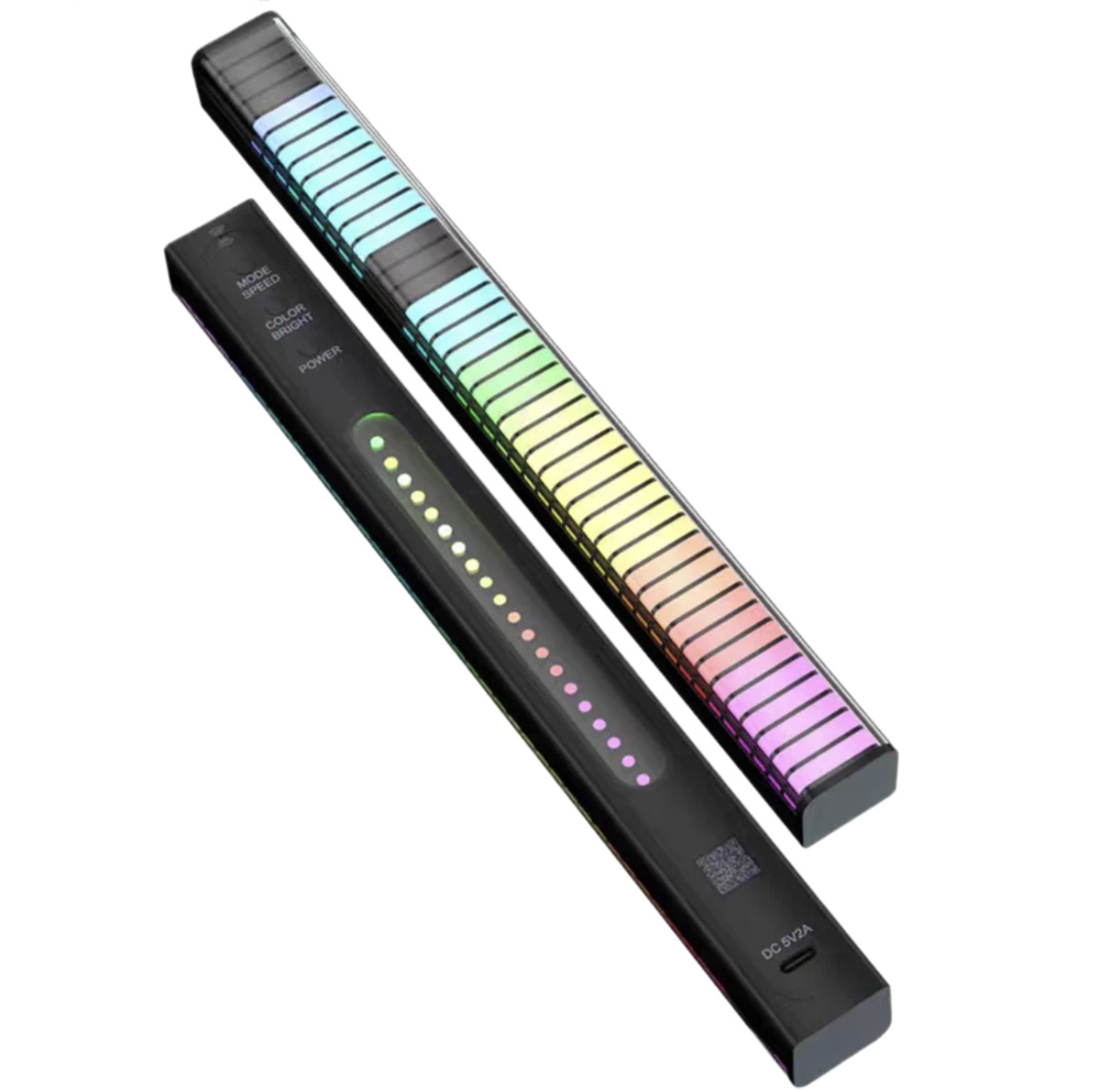 RGB Sound Pickup Light APP Bluetooth Voice Control Rhythm Light Car LED Music Light Computer Desktop Atmosphere Light Strip