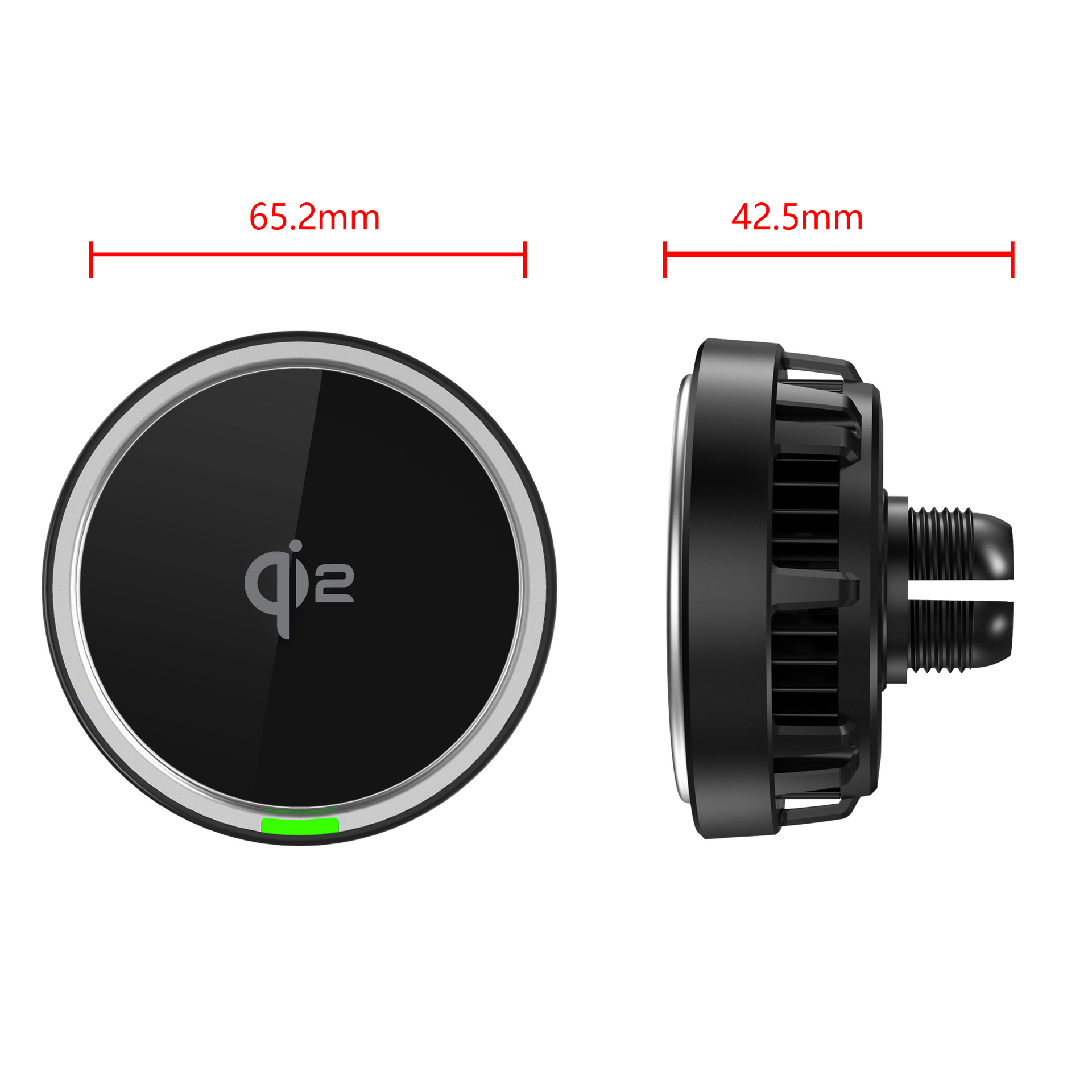 QI2 magnetic car wireless charger semiconductor cooling with fan phone cooler 15W fast wireless