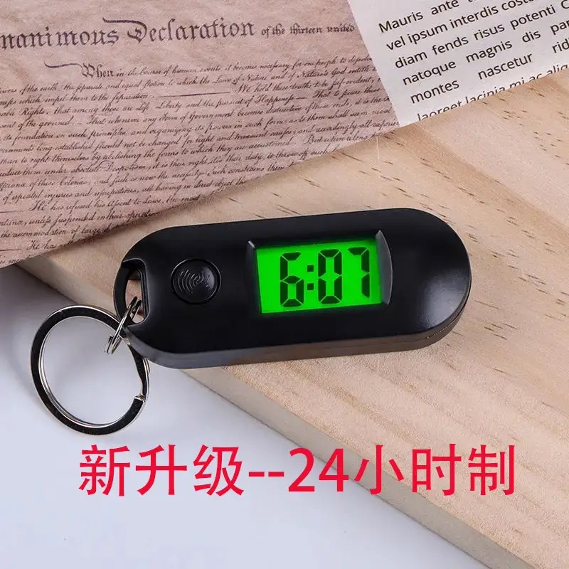 New Student Silent Exam Electronic Watch Men's and Women's Gift Small Hanging Watch Luminous Portable Official Hanging Watch