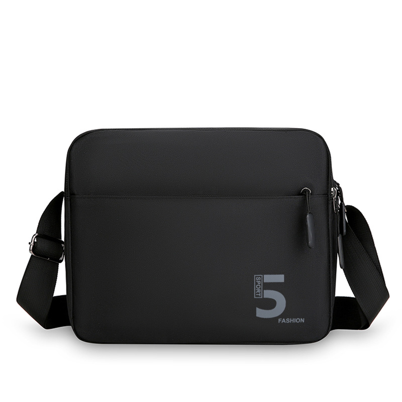Oxford cloth men's single shoulder crossbody bag sports small bag large capacity simple casual sports backpack