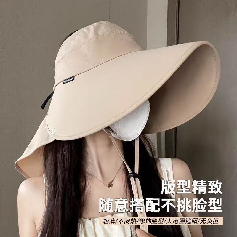 护颈大帽檐-卡其