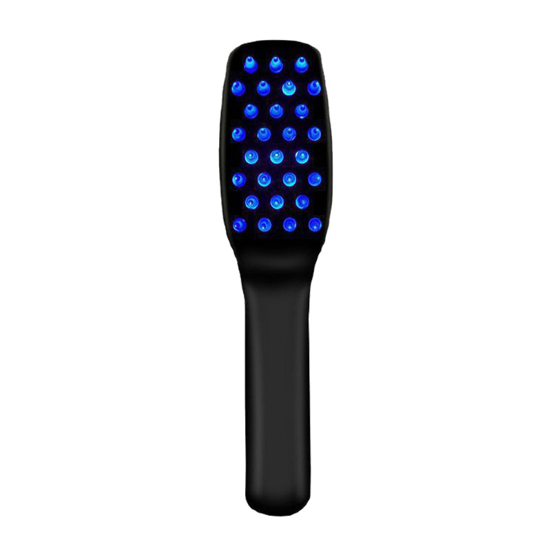 Hair Growth Comb Head Massager Anti-hair Loss Care Red Blue Light Meridian Hair Growth Electric Massage Comb Hair Care Comb Gift