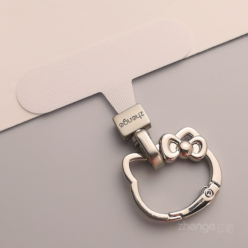 Cute cat cat swivel head clip piece phone strap thin gasket not top shell does not affect charging sturdy durable anti-loss