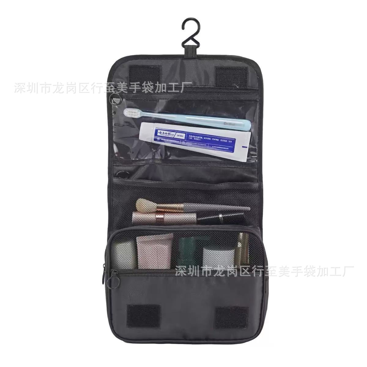 Portable Oxford cloth wash bag makeup bag travel storage bag canvas waterproof large capacity wash bag