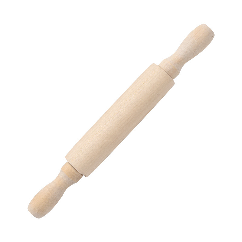 Wooden baking tool, children's mini rolling pin, paint-free small rolling pin, home dumpling wrapper roller, rolling pin