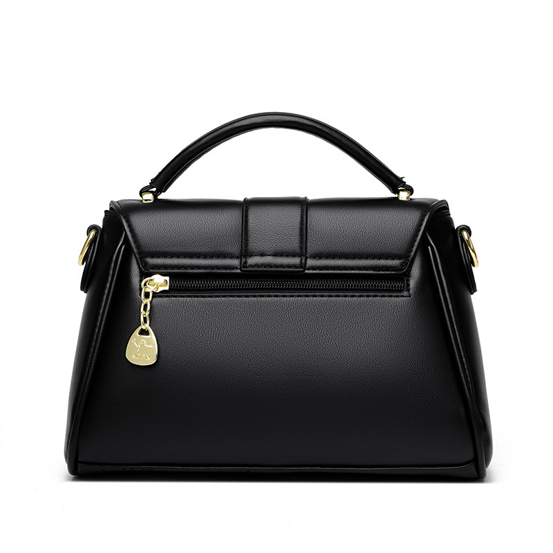 Department Store Handbag 2025 New Handbag Large Capacity Simple Soft Leather Shoulder Crossbody Bag