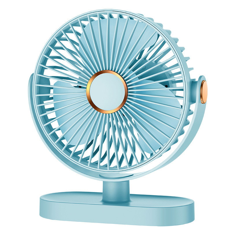 New desktop small fan mini portable USB charging strong wind home desktop fan outdoor dormitory office
