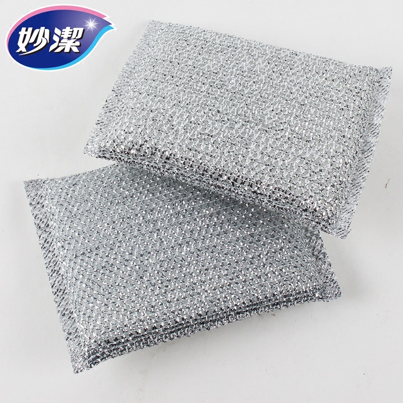 Miaojie Scouring Pad, Dishwashing Cloth, Kitchen, Household, Dishwashing, Pot Scrubbing, Gold Soft, Household Cleaning