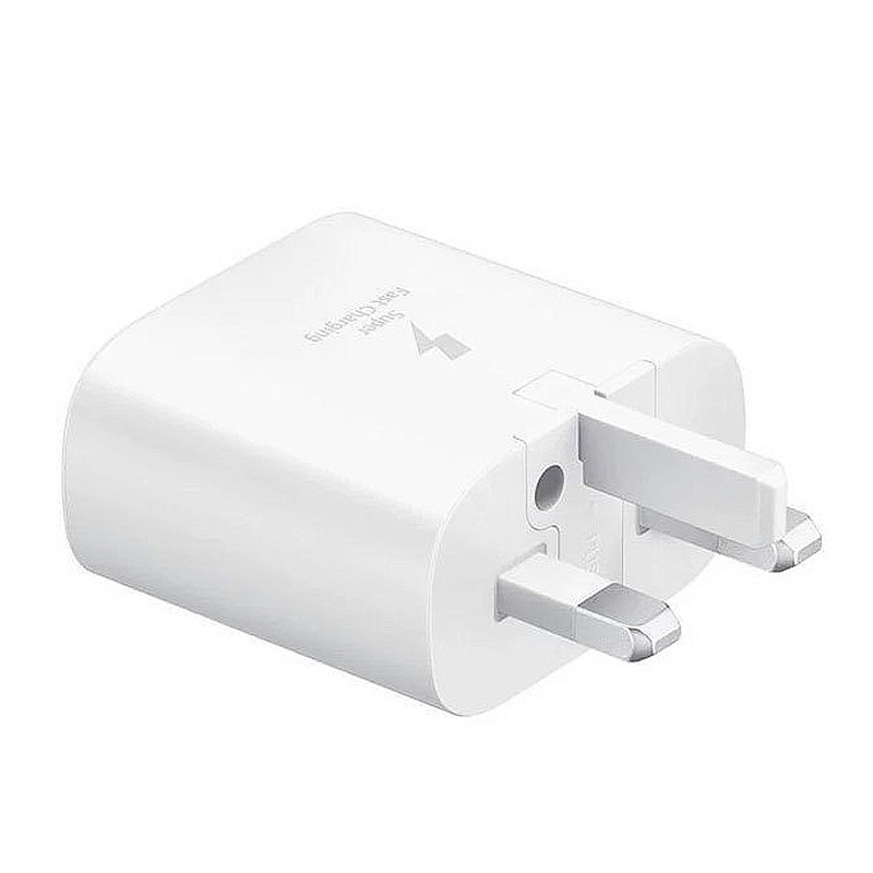 PD25W UK standard fast charging for S20/21 note10 charging head Samsung charger UKCA certified