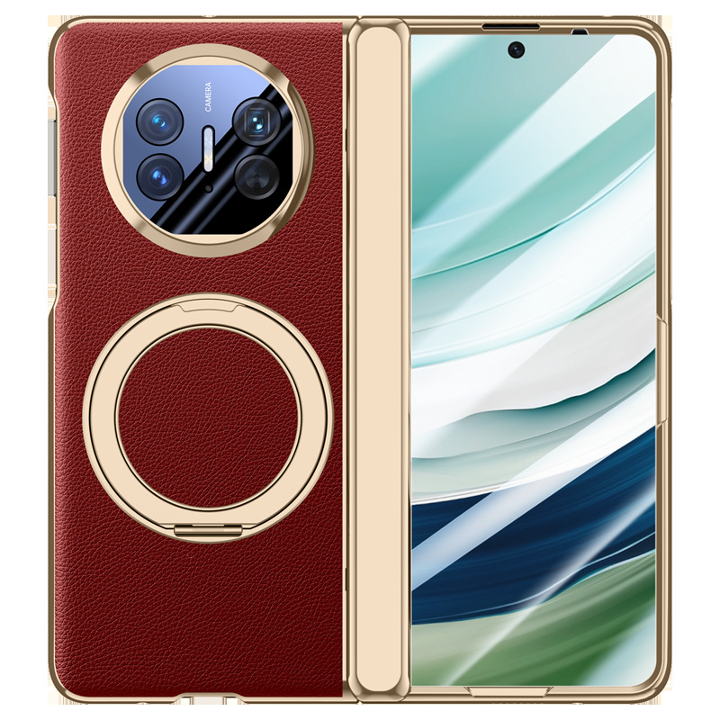 Applicable to Huawei Mate X5 phone case Xuanwu series new folding screen collector's edition middle axis hinge 360 bracket