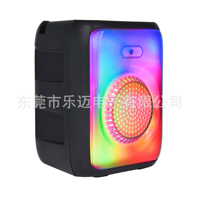 New 3-inch Bluetooth Speaker Outdoor Handle with Card Slot Subwoofer Home High Volume Small Audio Gift