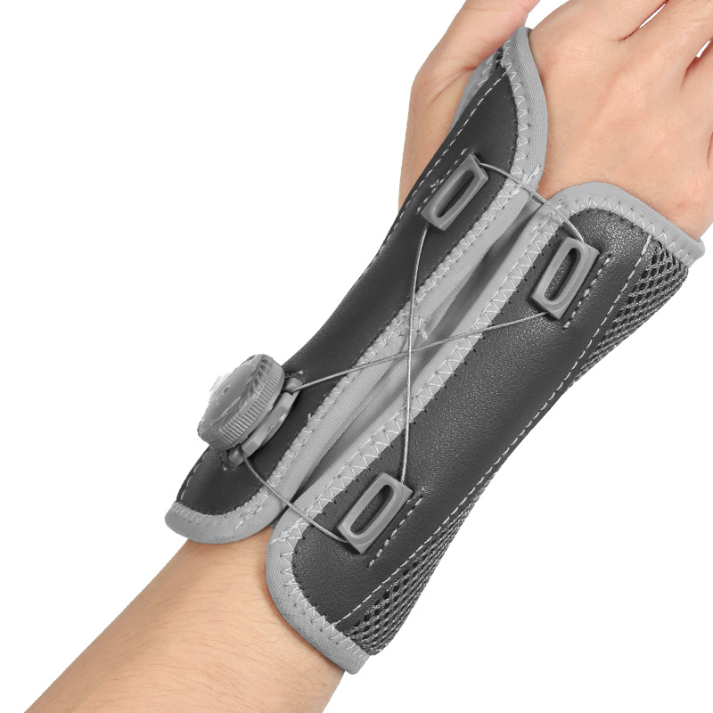 Tendonitis Wrist Guard Protection Sleeve Knob Adjustment Sports Finger Protection Wrist Fracture Strain Sprain Recovery Support Brace