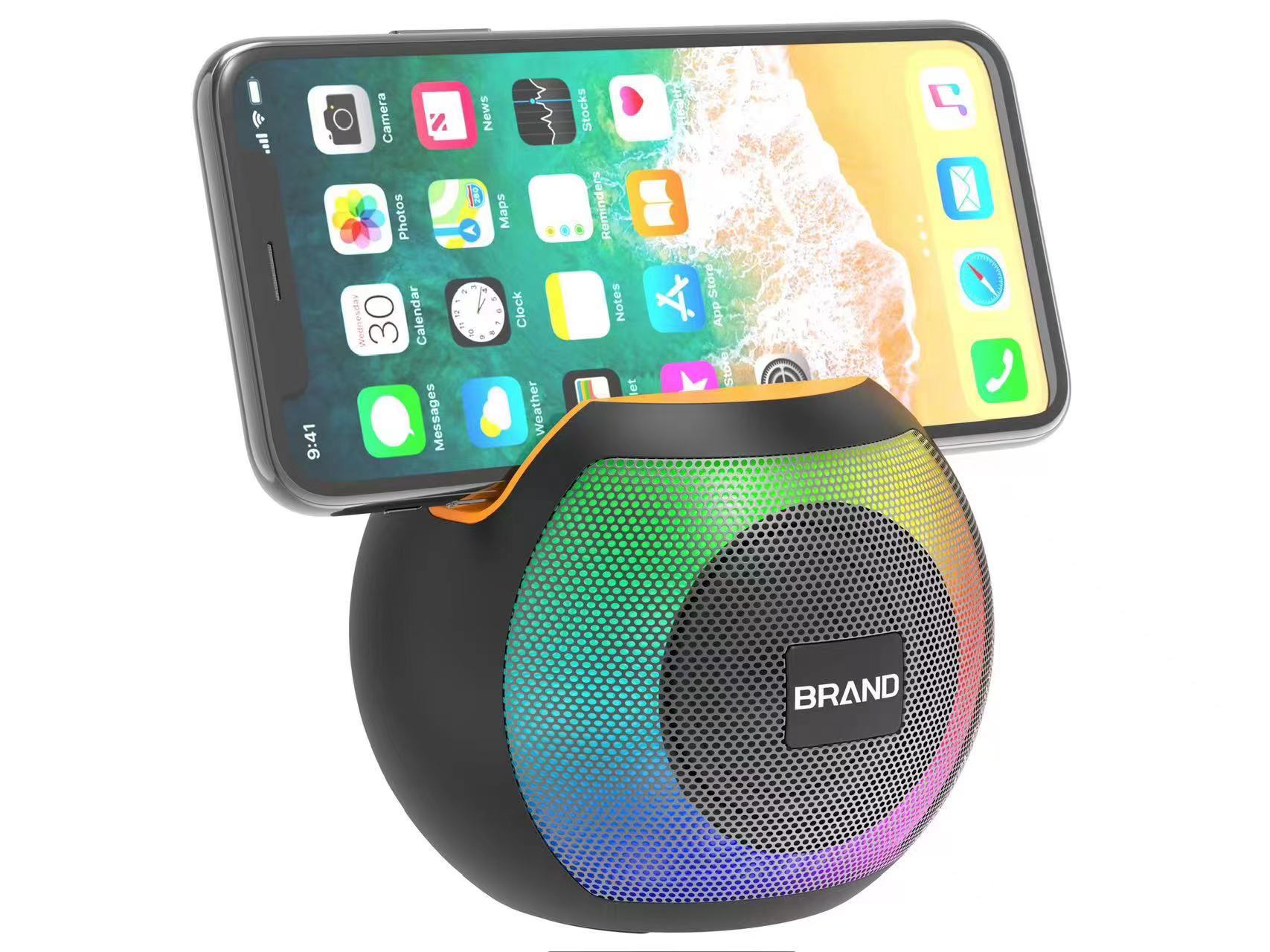P70 Bluetooth small speaker heavy bass high-definition sound quality outdoor portable speaker colorful colorful light speaker