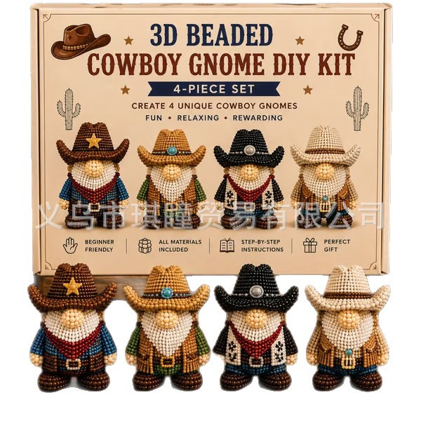 2026 3D Beaded Patriotic Gnome DIY Kit Beaded Wholesale