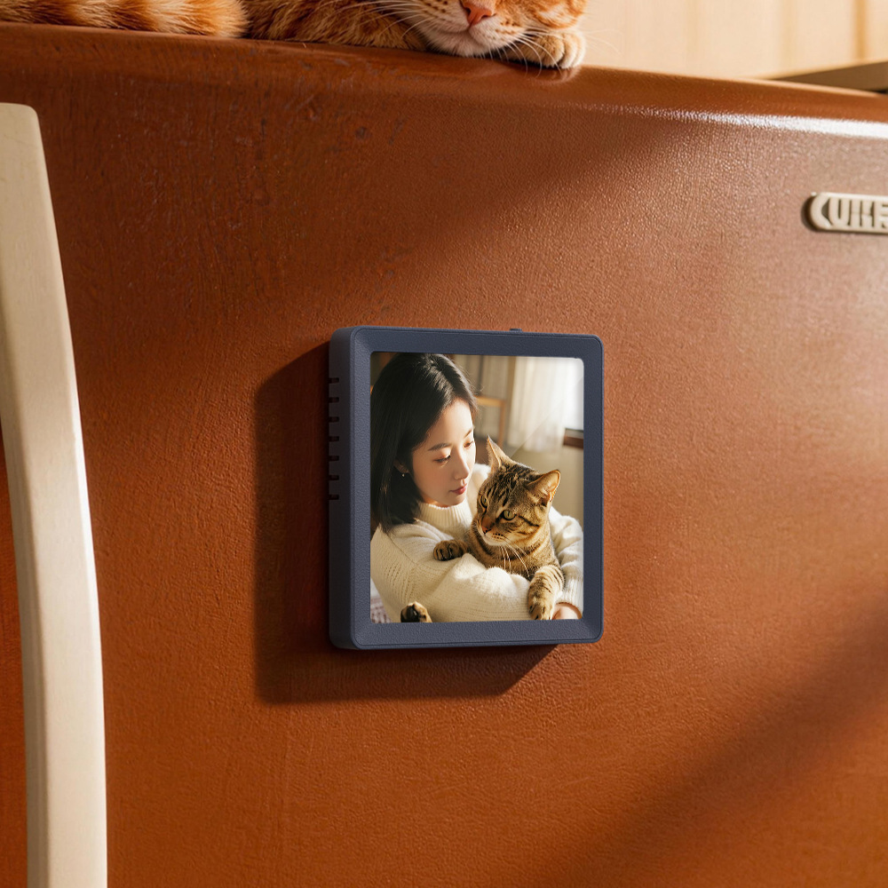 Magnetic Replaceable Photo Pet Music Photo Frame Bluetooth Speaker Recordable Cute Pet Sound TF Card Expandable Desktop Decoration