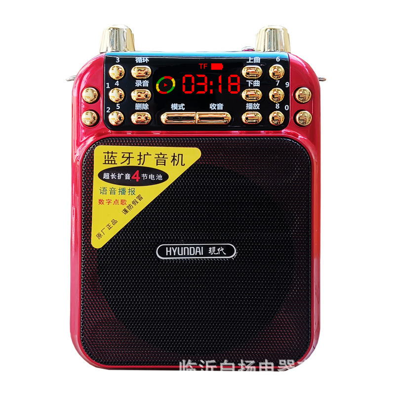 Jin Zheng 275A FM with Card Slot Radio for Elderly Music Player Loud Volume Portable Amplifier