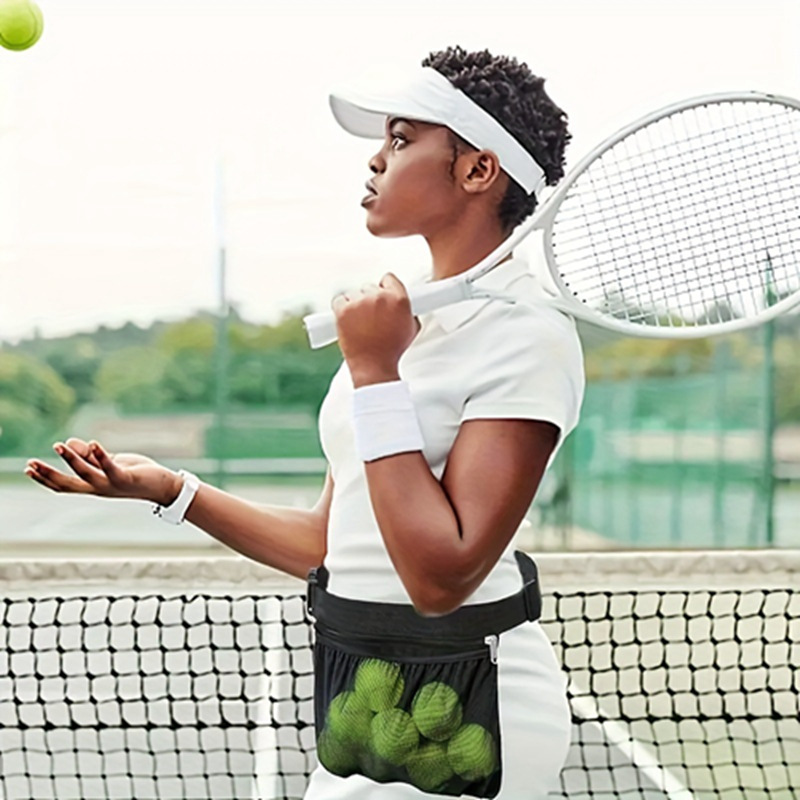 Tennis ball pick-up bag, table tennis, golf ball portable storage bag, training ball pick-up bag, waist bag