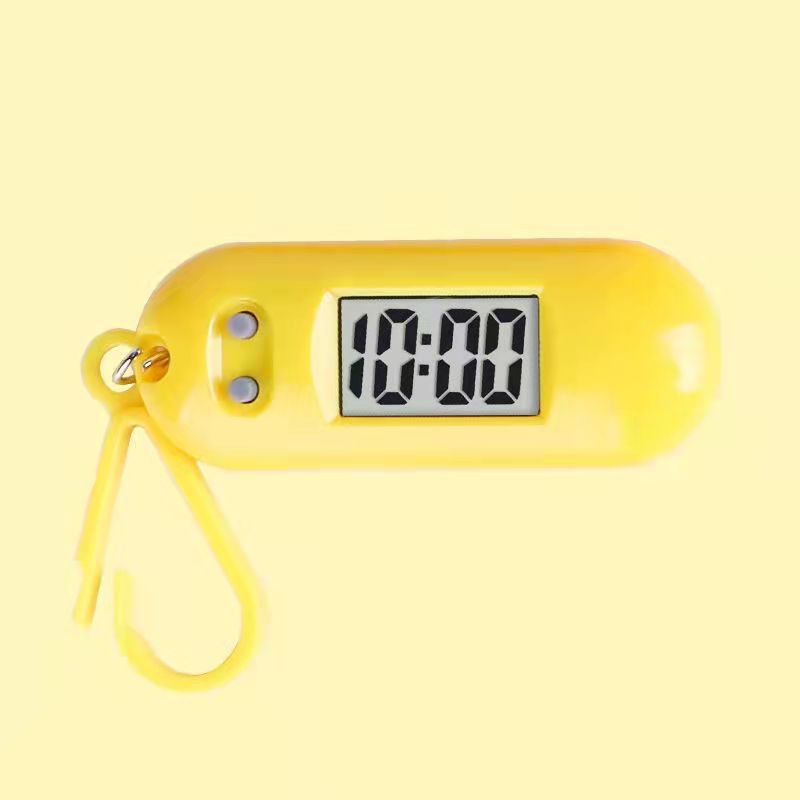 Small student keychain watch promotion backpack oval electronic watch hanging watch timepiece