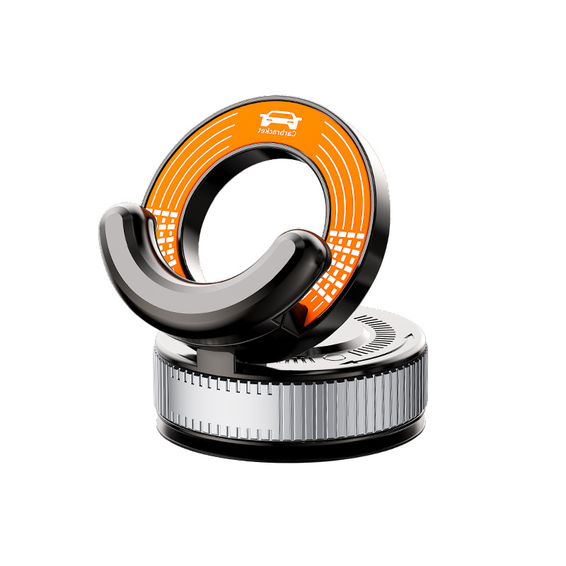 Vacuum suction phone holder multifunctional navigation magnetic car mount foldable rotating suction cup mount