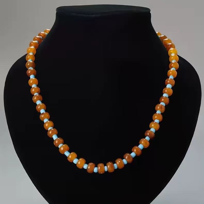 Casual Handmade Natural Stone Beaded Necklace Women's Necklace