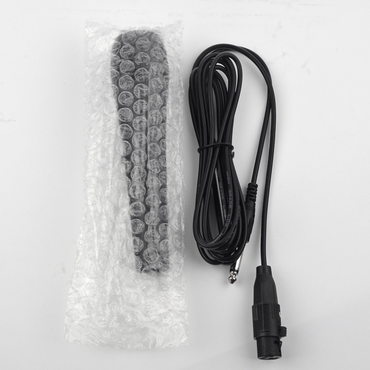 Connected split microphone plastic dynamic wired microphone cremation tube microphone