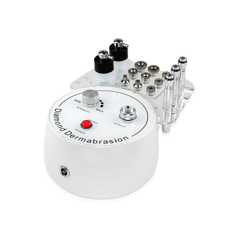 Three-in-One Diamond Microdermabrasion Device Facial Cleansing Oxygen Injection Vacuum Blackhead Removal Cleansing Beauty Instrument